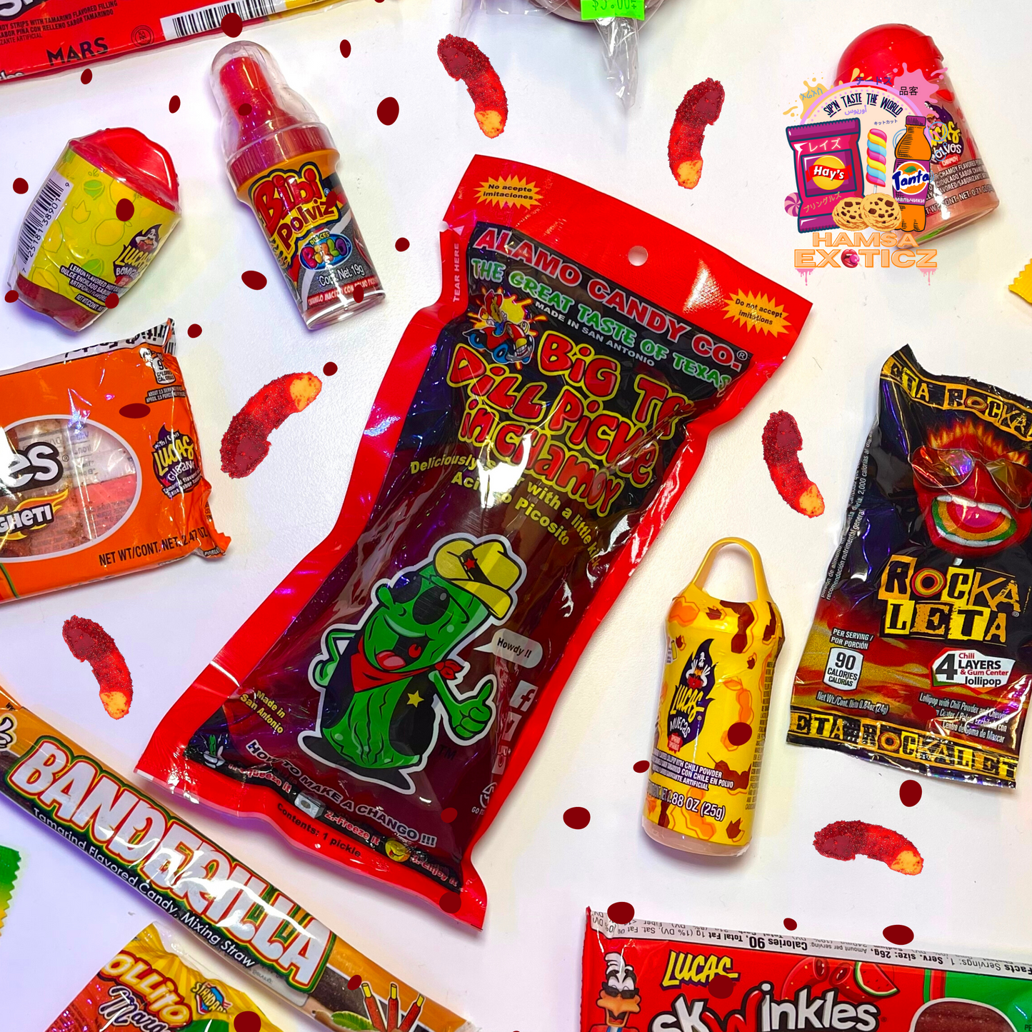 Alamo Candy Co.® - Big Tex Dill Pickle In Chamoy "Chamoy Pickle"