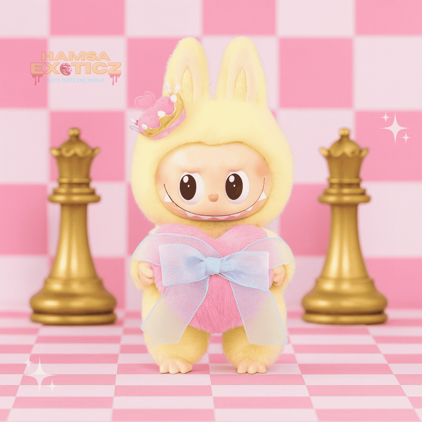 Pop Mart x THE MONSTERS - Let’s Checkmate Series - Vinyl Plush Hanging Card