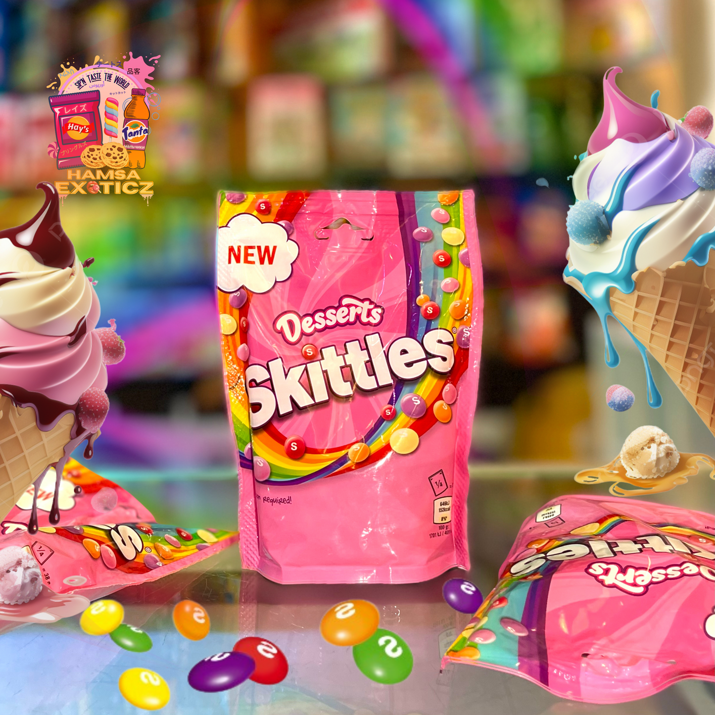 Skittles® - Deserts 152g (UK) Vegan