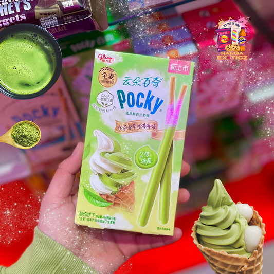 Glico® Pocky® - Double Stick | Ice Cream Matcha Flavor 48g (China)