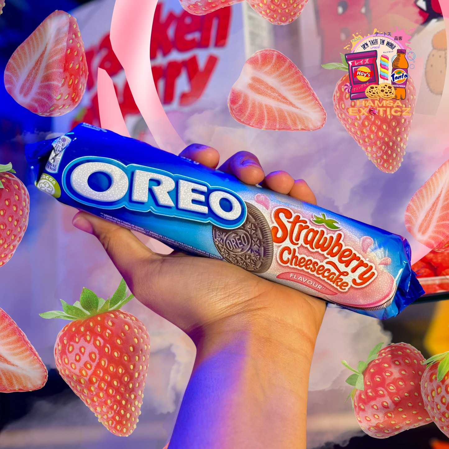 Oreo - Strawberry Cheesecake Flavor 154g (Romania)