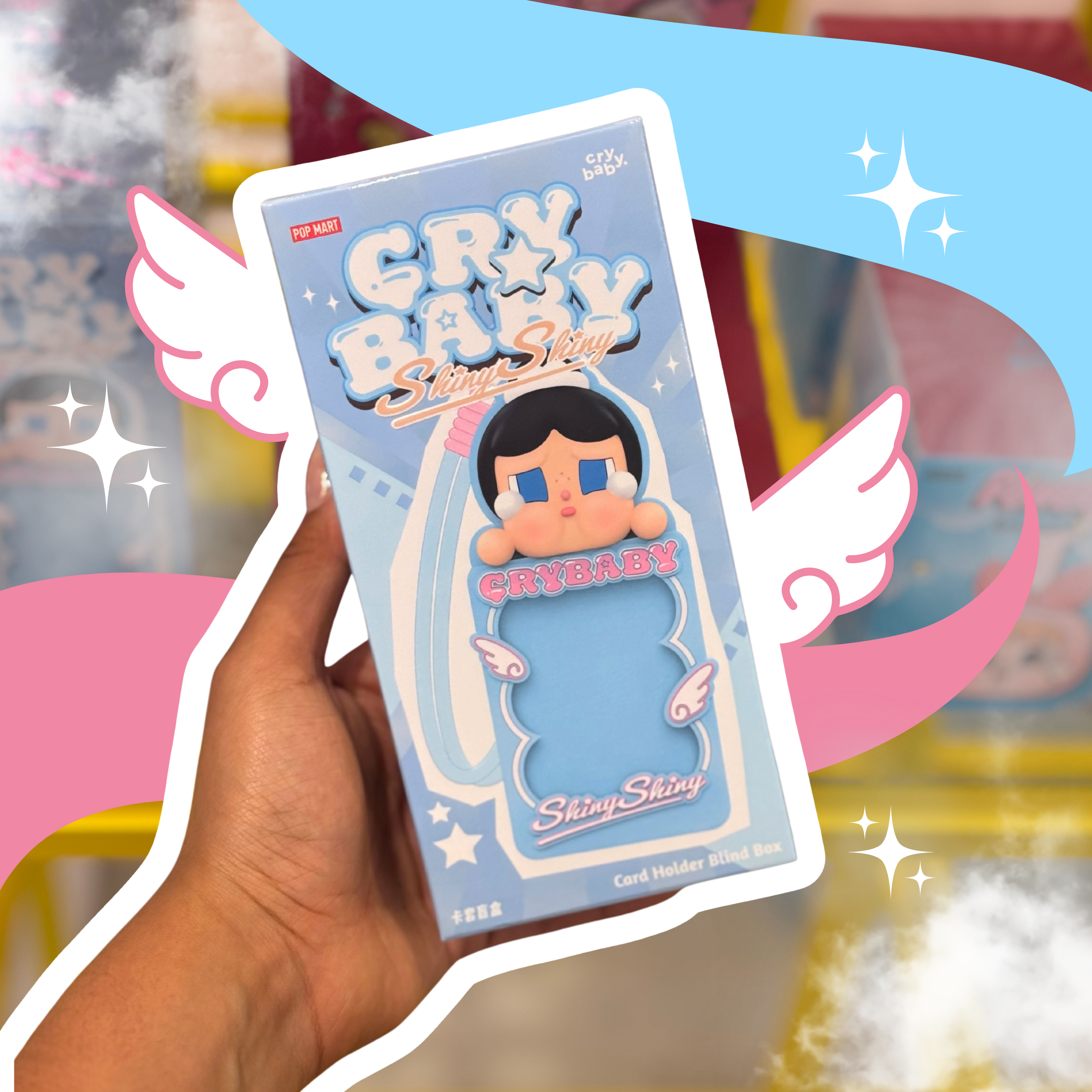Pop Mart x CRYBABY SHINY SHINY SERIES - Card Holder Blind Box Pop Mart x CRYBABY SHINY SHINY SERIES - Card Holder Blind Box