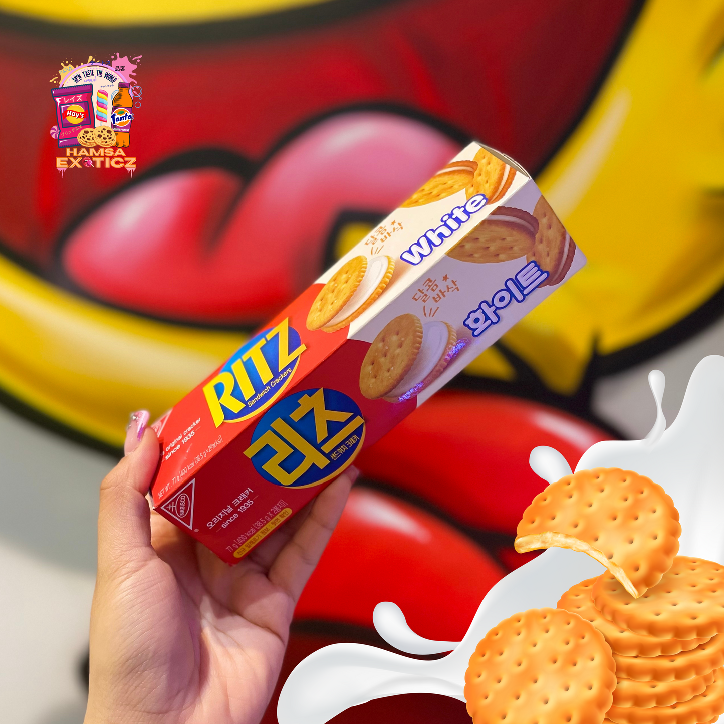 Ritz - Sandwich Crackers | Vanilla 77g (Korea)