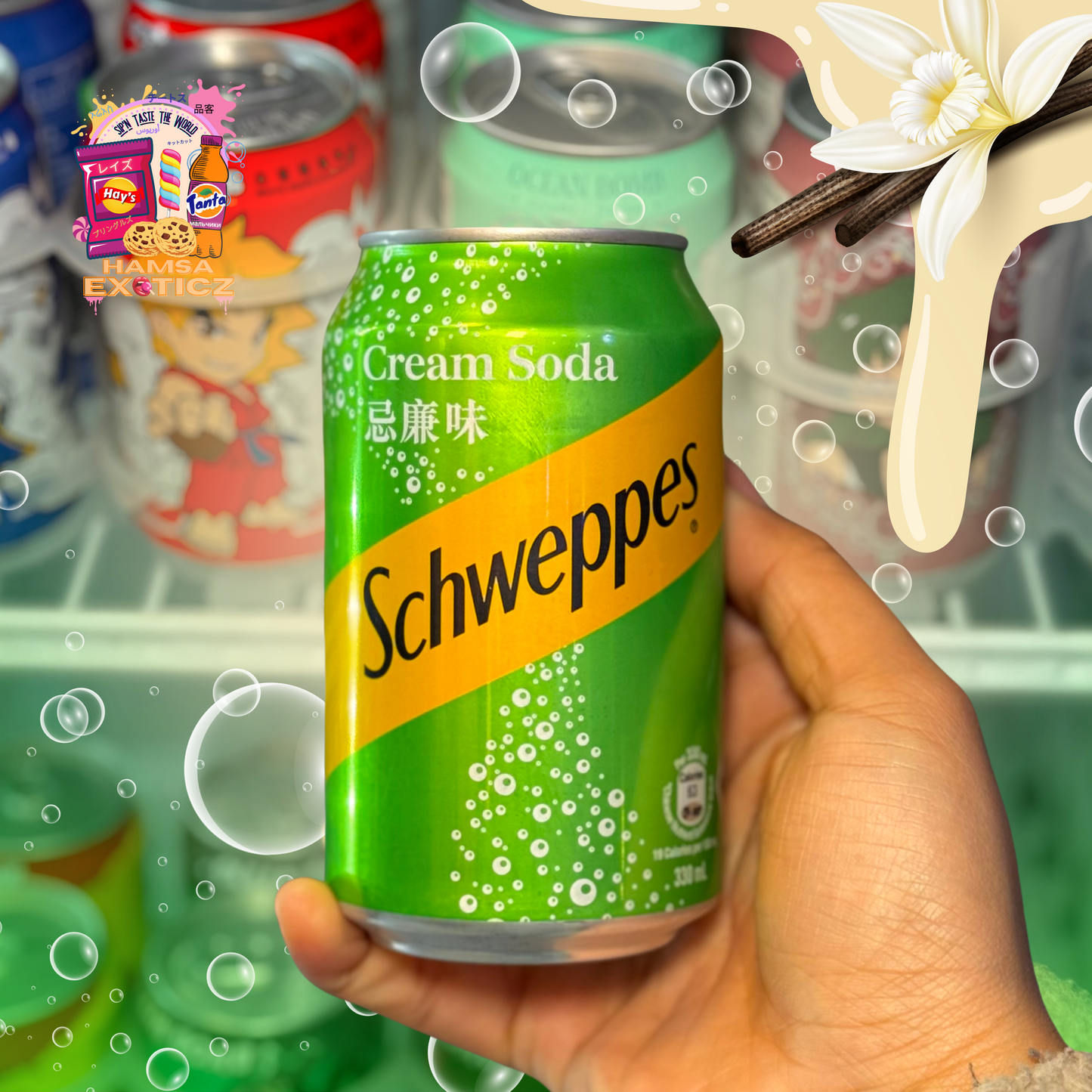 Schweppes® - Cream Soda 330ml (Hong Kong)