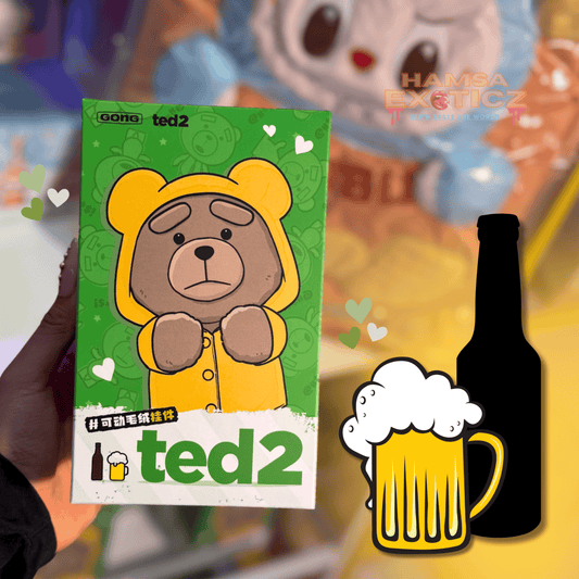 Pop Mart x Ted2 - Teddy Bear Action Plush Pendant